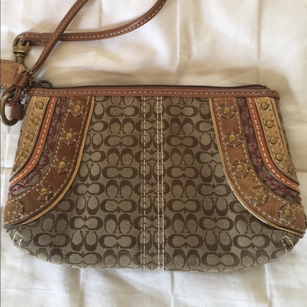 Coach wristlet Price Drop!!